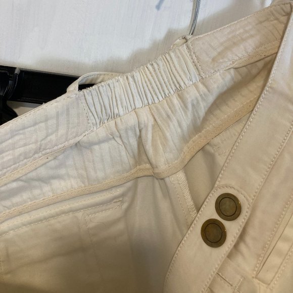 Coast Weber Ahaus women's size 44 IT off-white elastic waist satin pants 32x28 - Picture 10 of 10